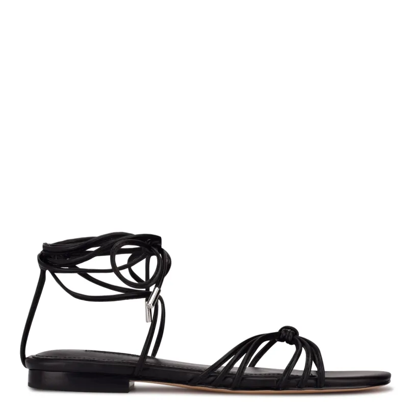 Minus Ankle Wrap Flat Sandals sold by Nine West