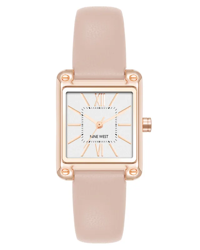 Mini Rectangular Case Strap Watch sold by Nine West