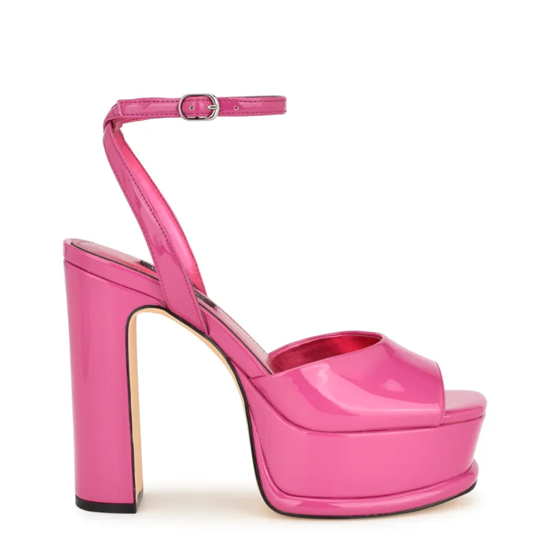 Platt Platform Ankle Strap Sandals sold by Nine West