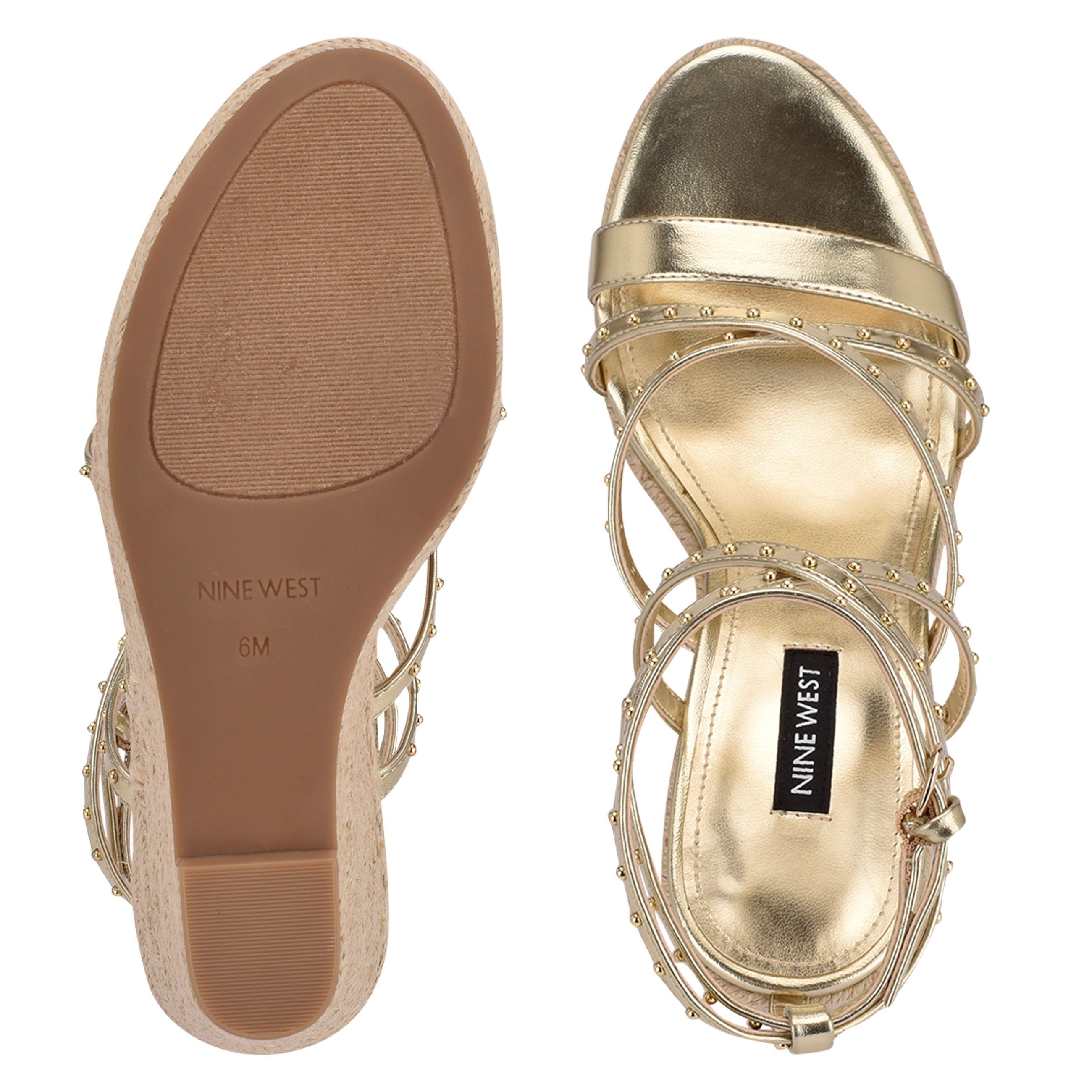 Hunda Espadrille Wedge Sandals sold by Nine West product image thumbnail 5
