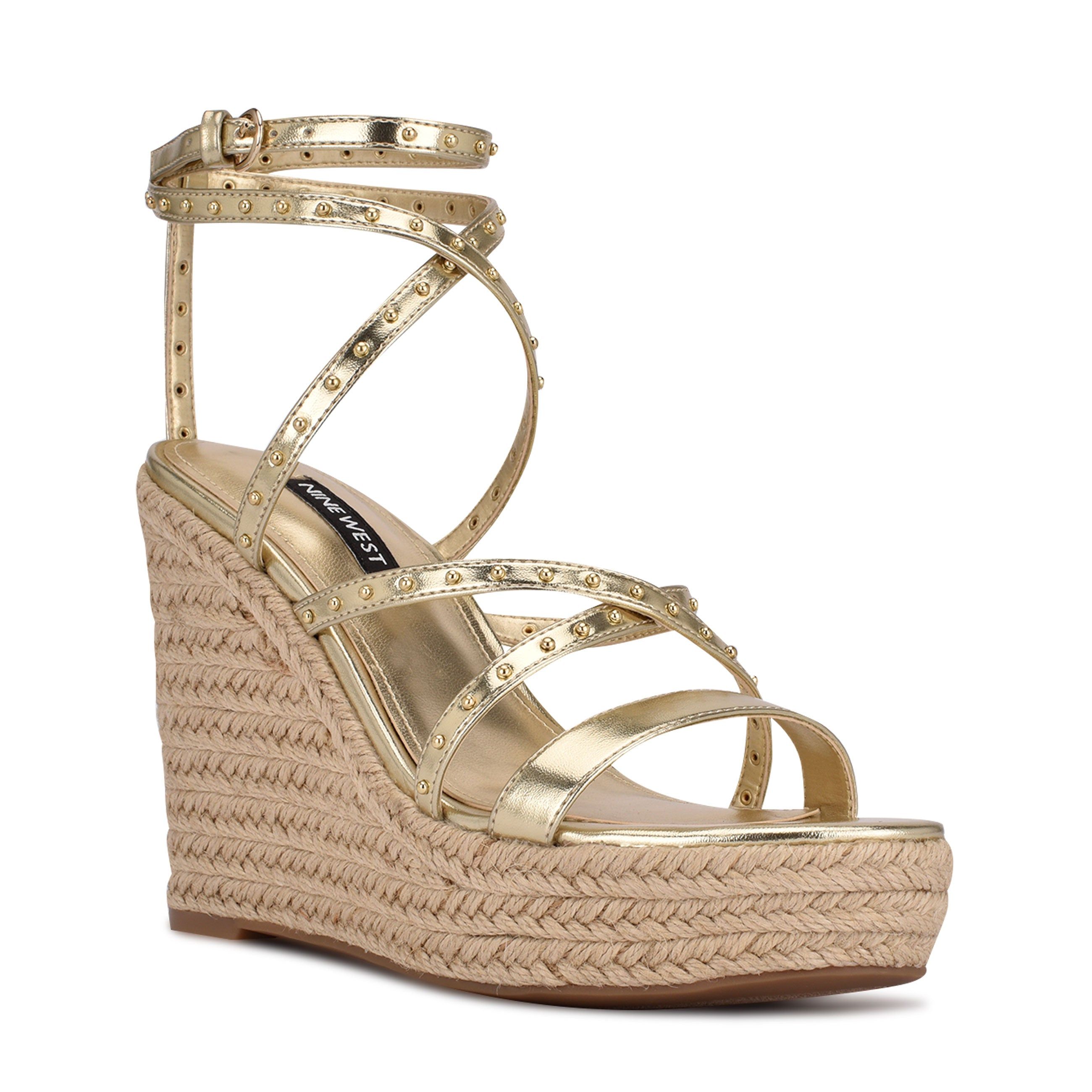 Hunda Espadrille Wedge Sandals sold by Nine West product image thumbnail 2