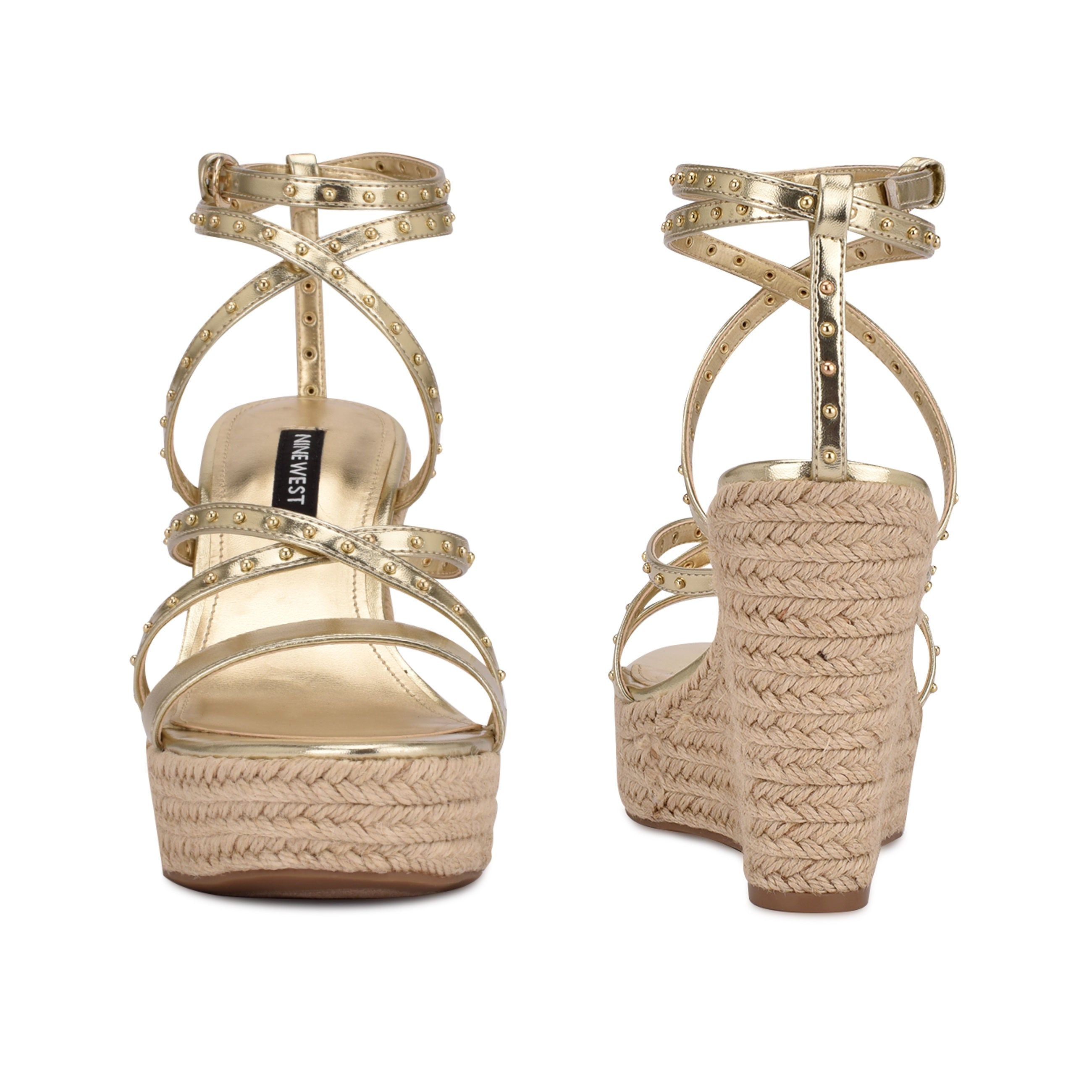 Hunda Espadrille Wedge Sandals sold by Nine West product image thumbnail 4