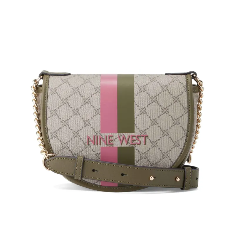 Delaine Saddle Crossbody sold by Nine West