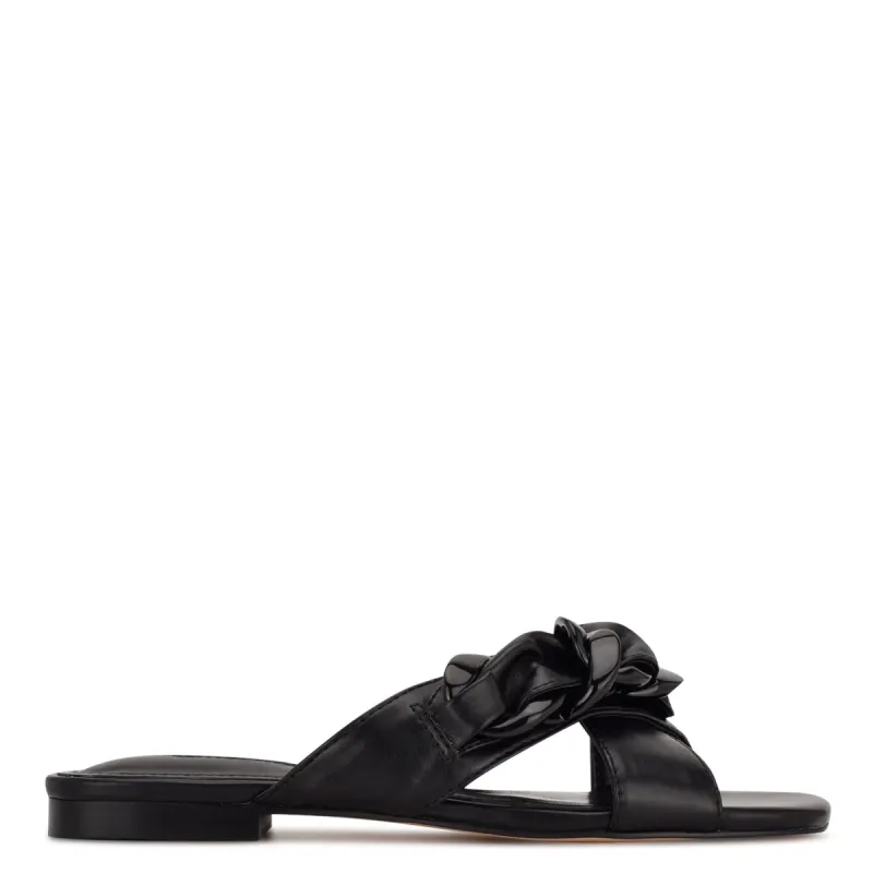 Misty Flat Slide Sandals sold by Nine West