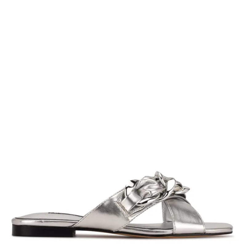 Misty Flat Slide Sandals sold by Nine West