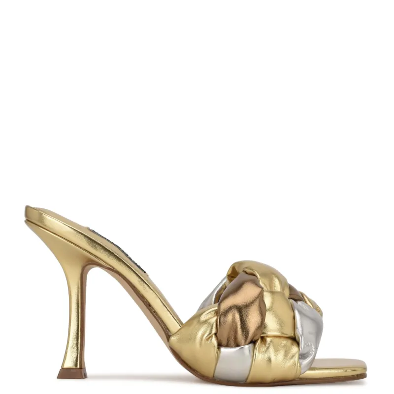 Yoyo Heeled Slide Sandals sold by Nine West