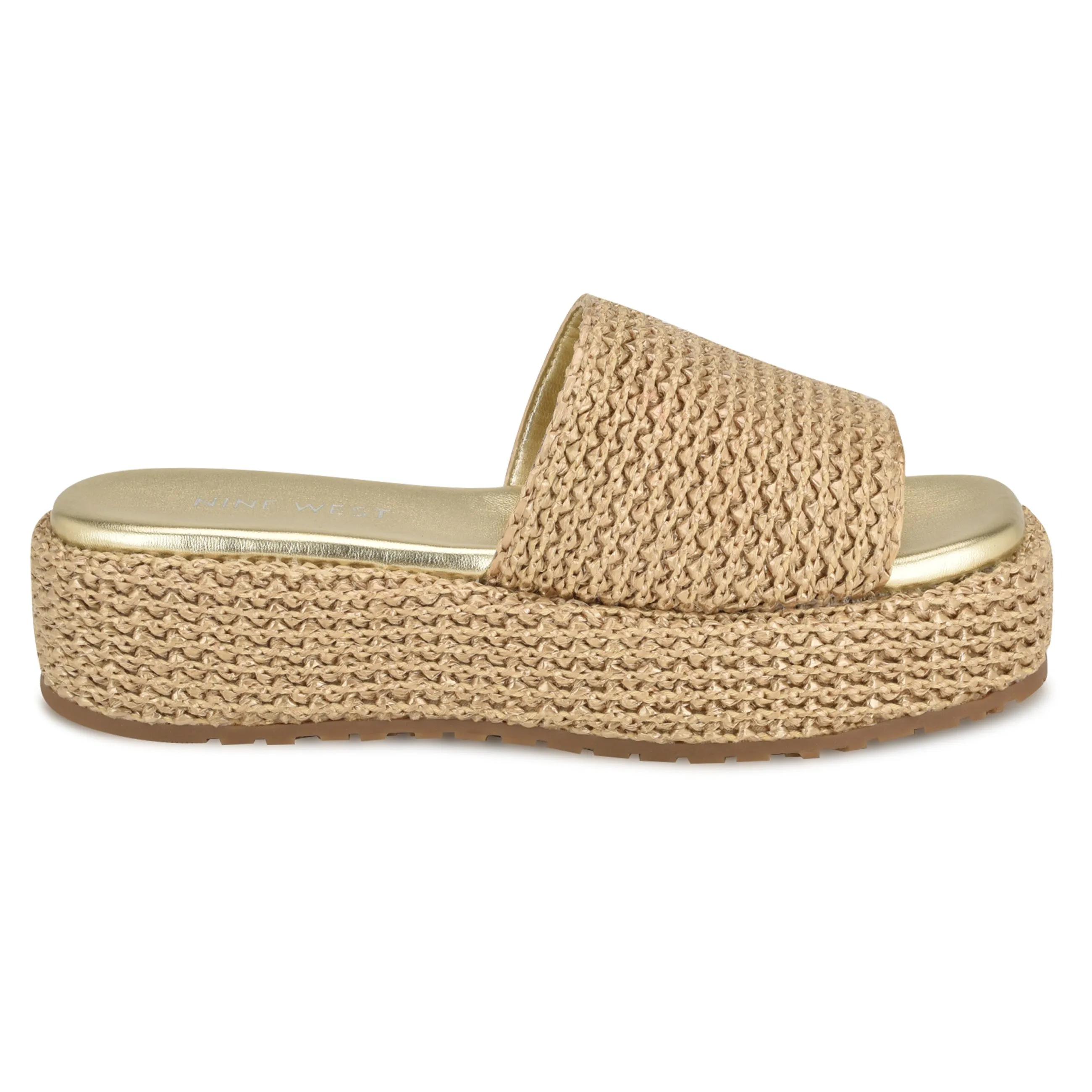 Keziah Flatform Slide Sandals sold by Nine West