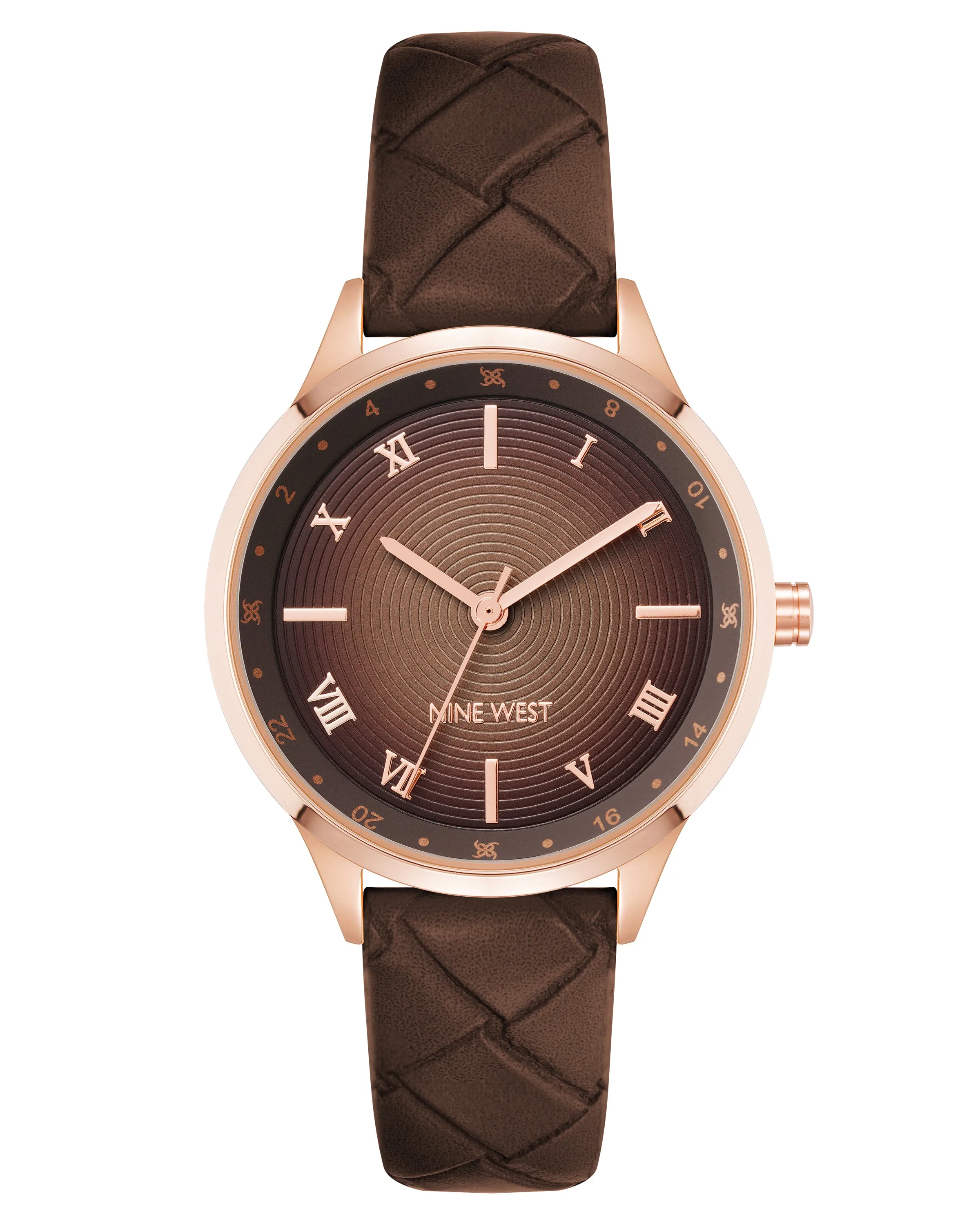 Woven Pattern Strap Watch sold by Nine West