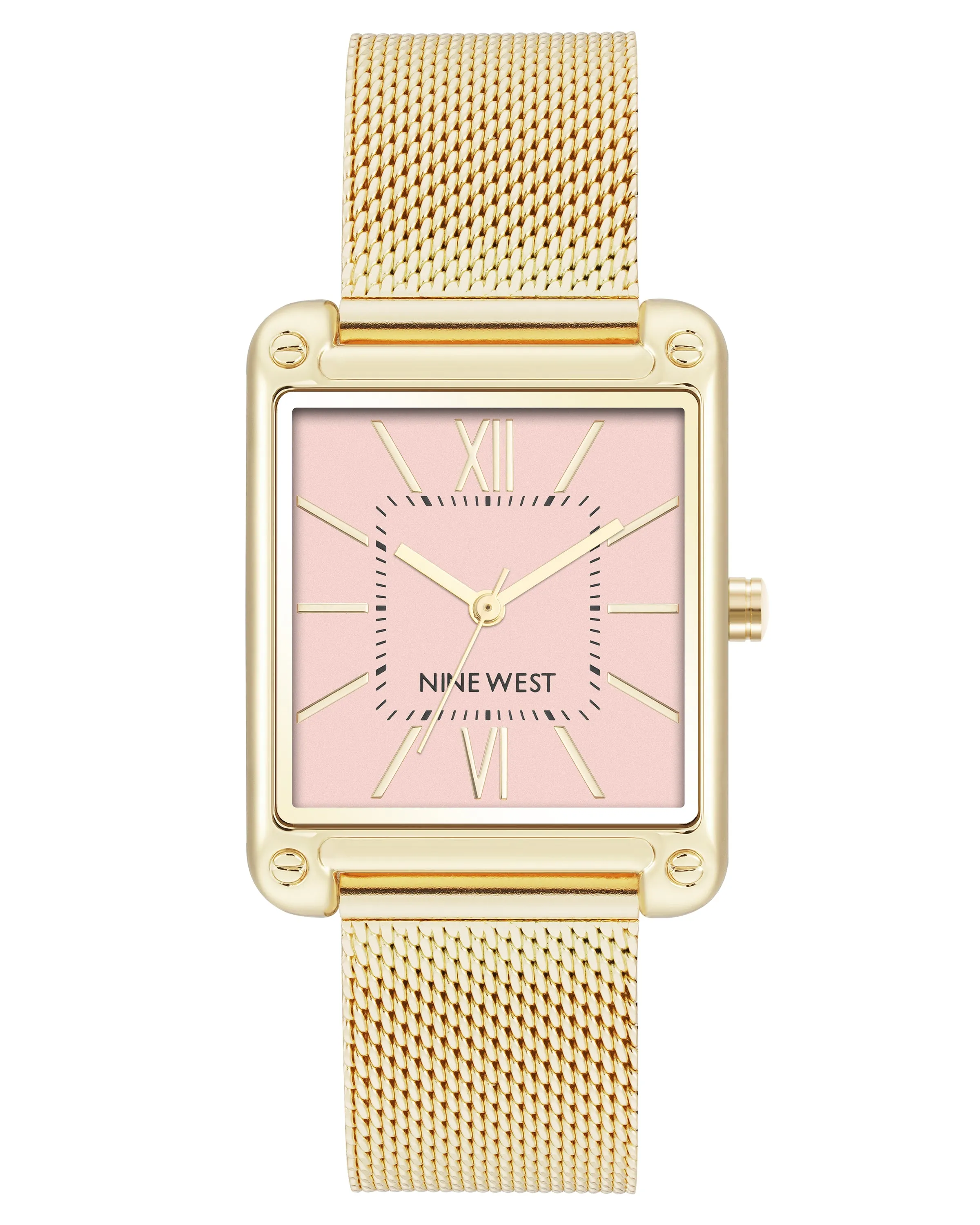 Rectangular Case Mesh Bracelet Watch sold by Nine West