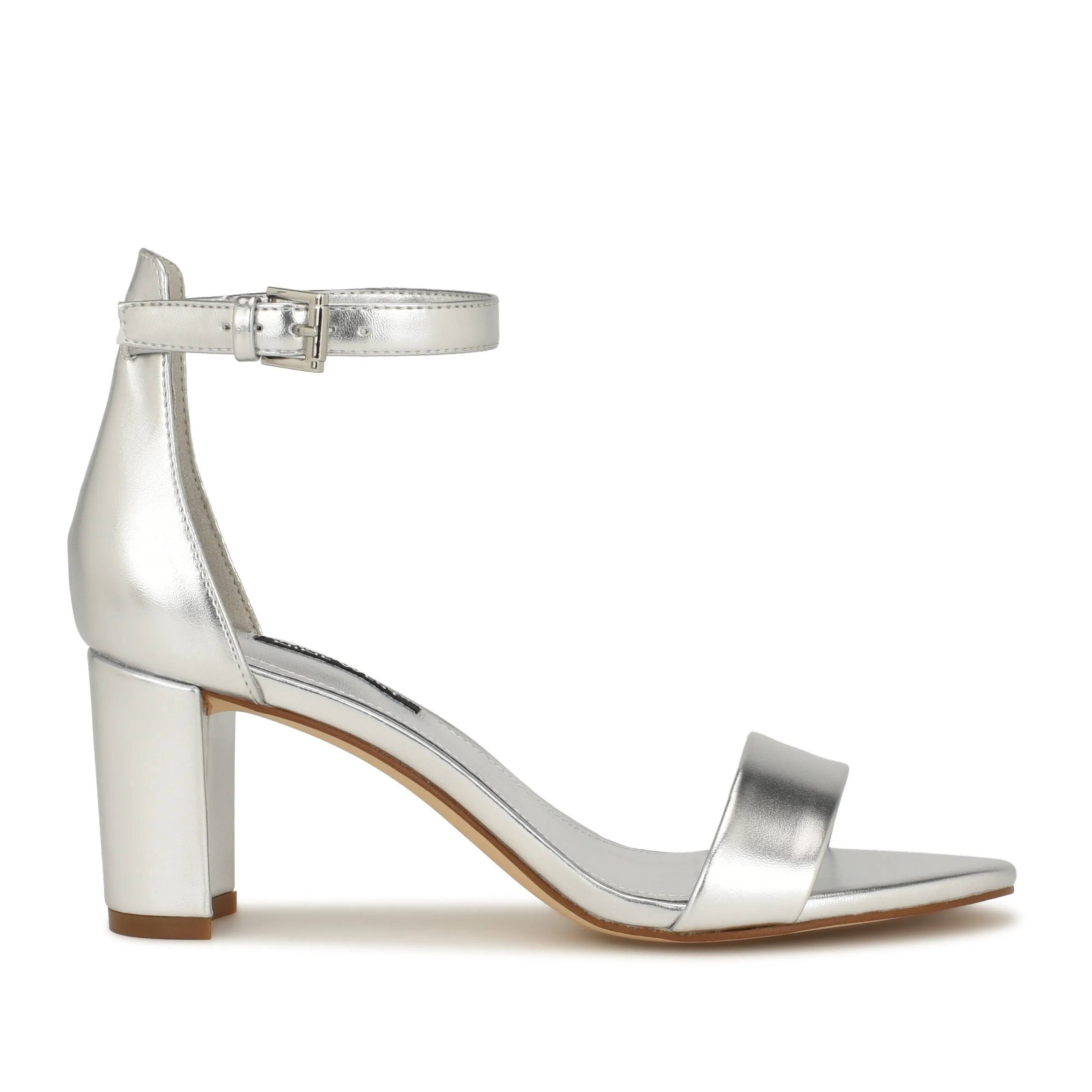 Pruce Ankle Strap Block Heel Sandals sold by Nine West