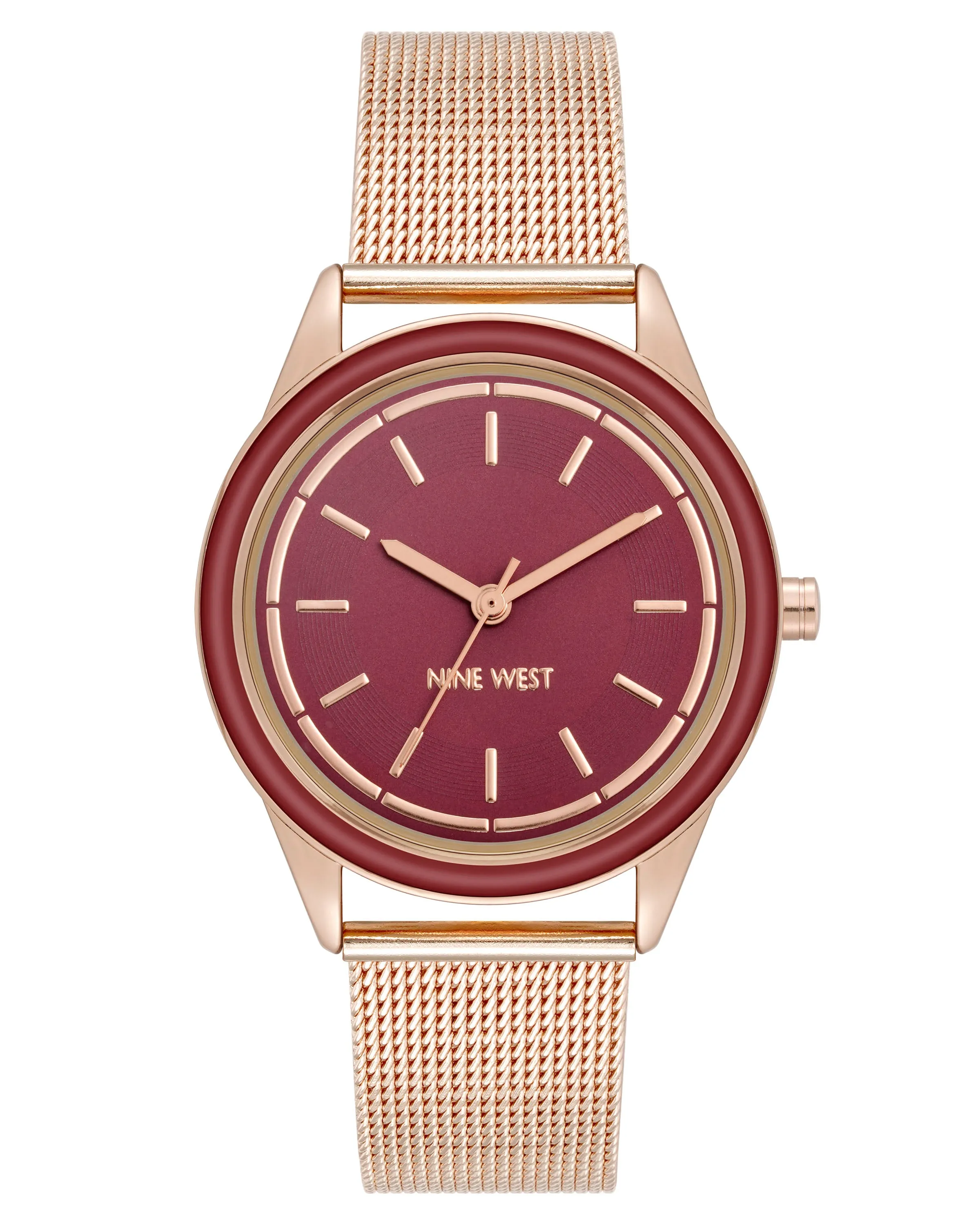 Mesh Bracelet Watch with Color Bezel sold by Nine West