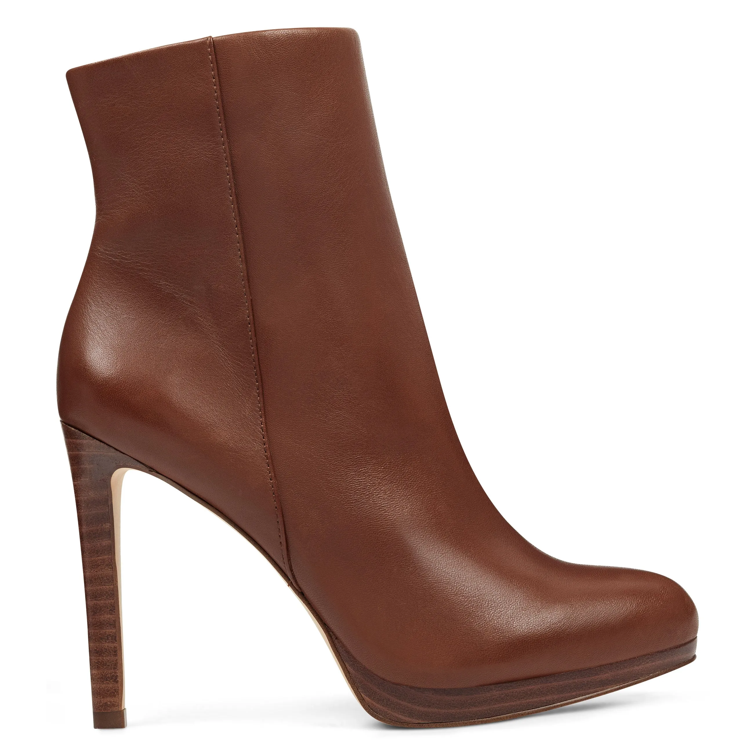 Quanette Platform Leather Booties sold by Nine West