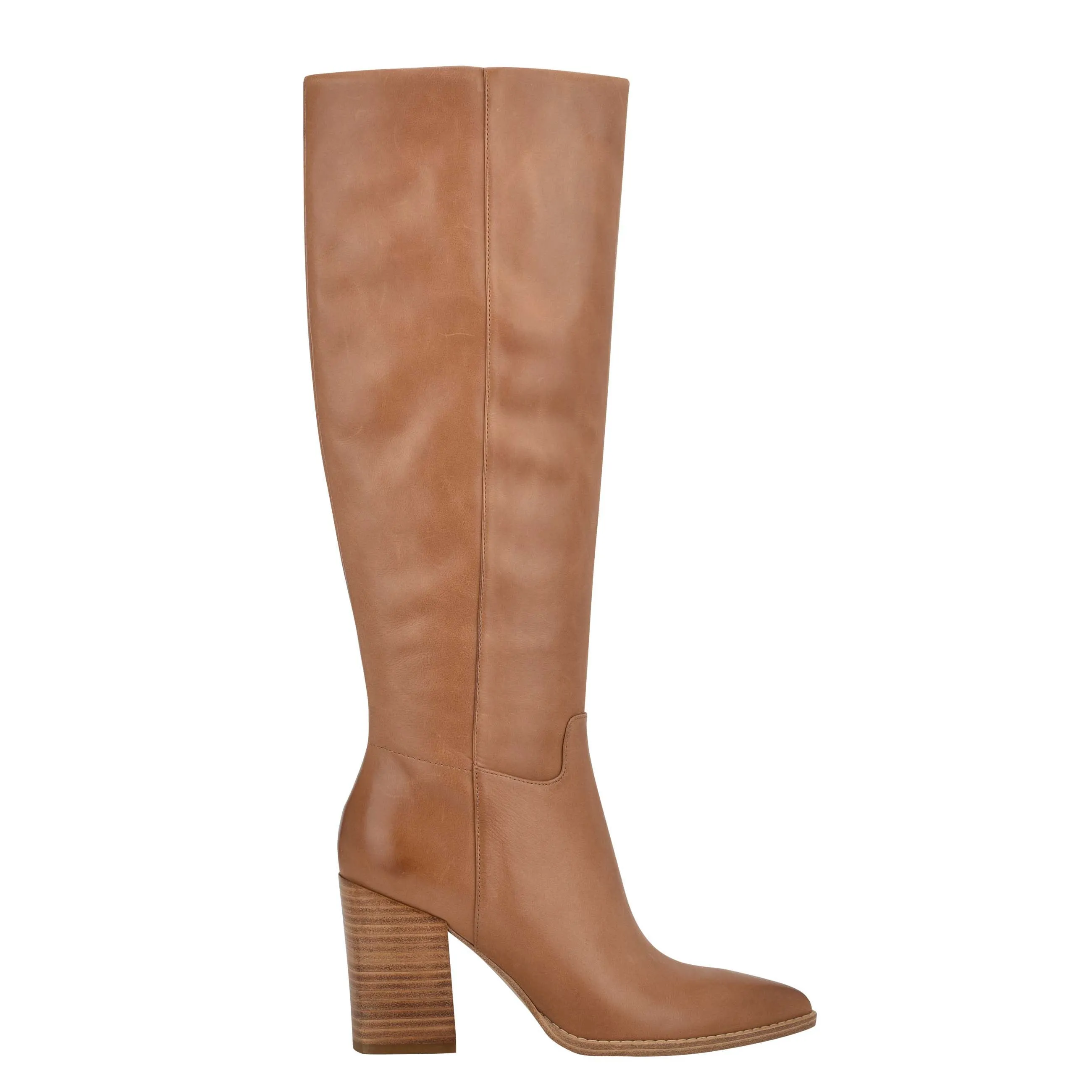 Brixe Heeled Leather Boots sold by Nine West