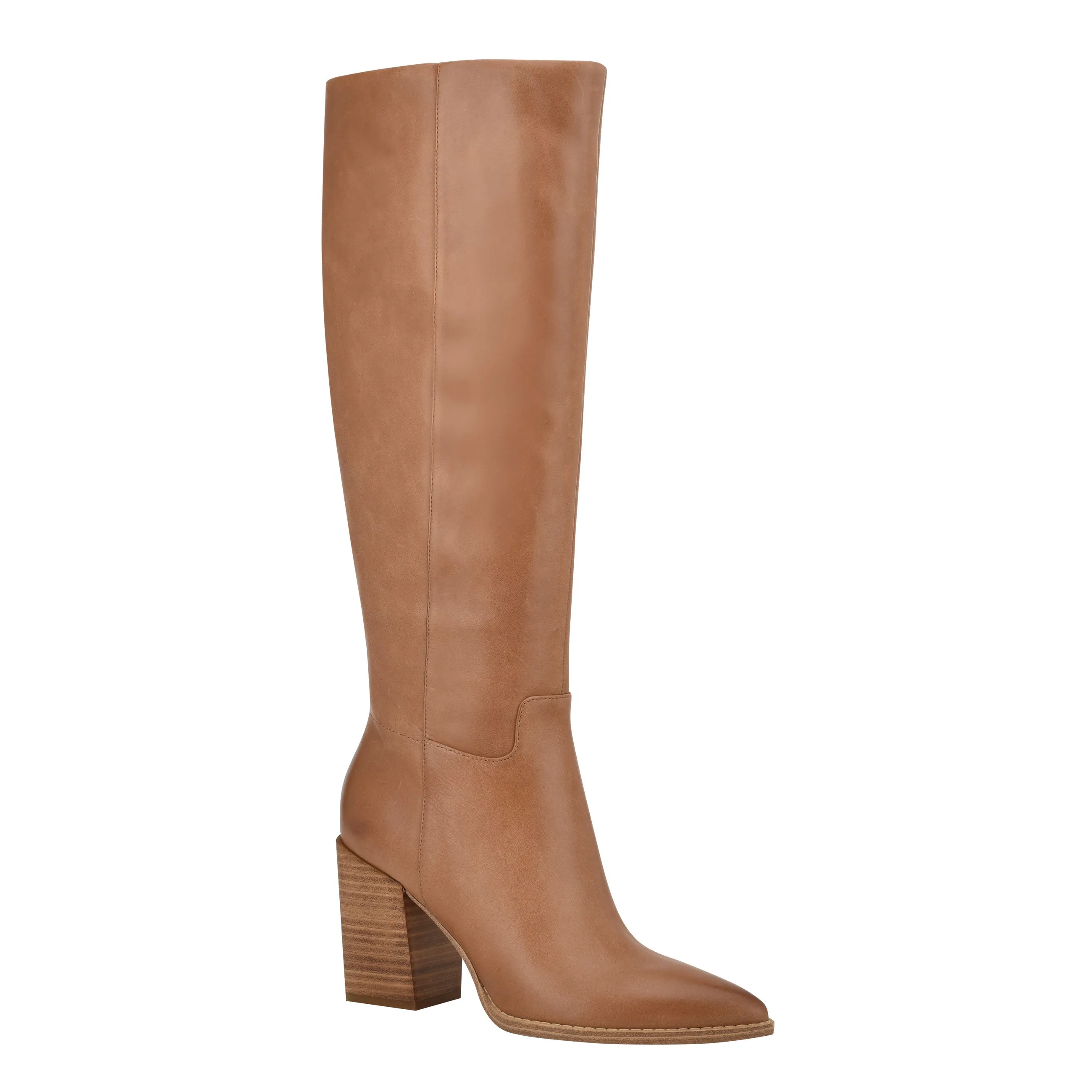 Brixe Heeled Leather Boots sold by Nine West product image thumbnail 2