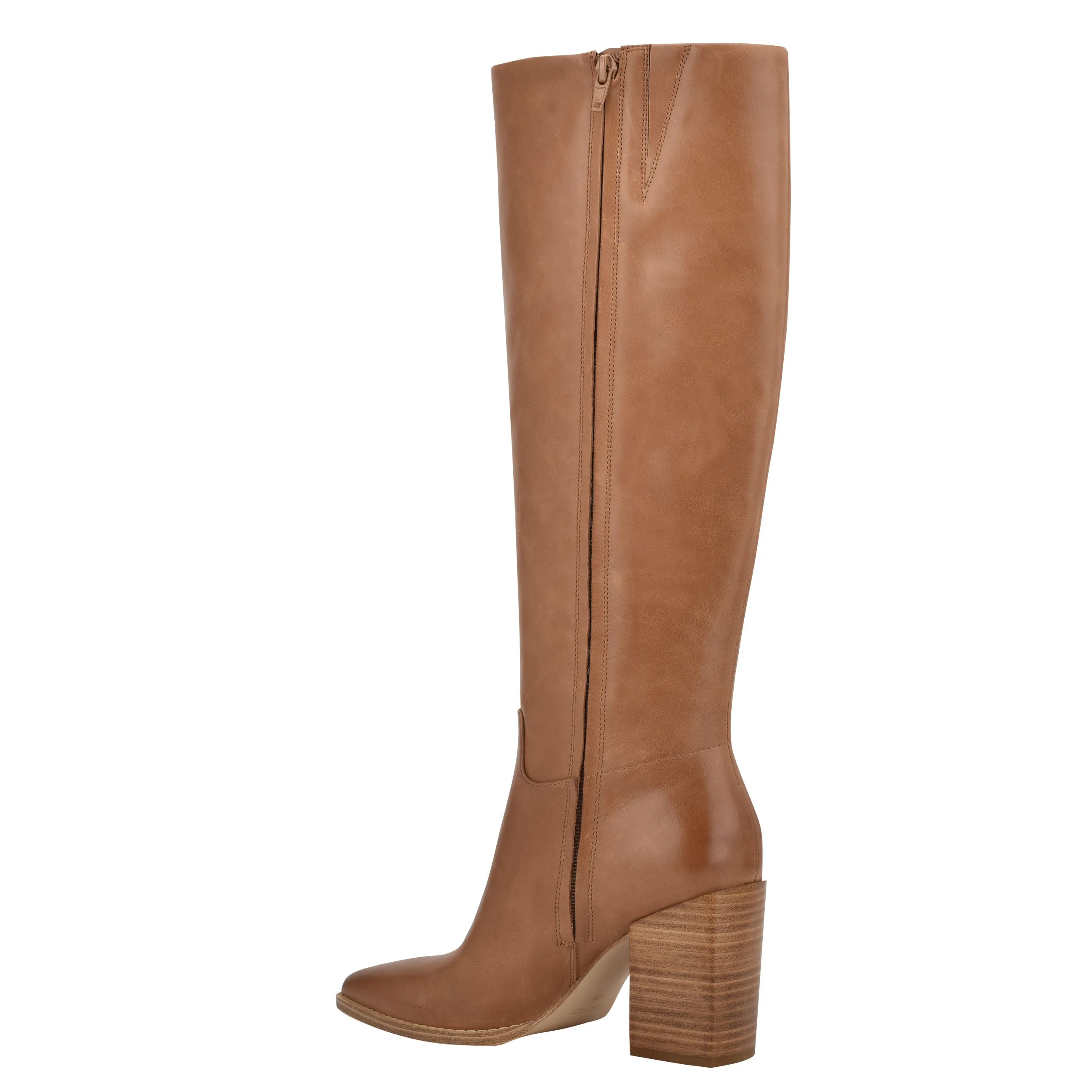 Brixe Heeled Leather Boots sold by Nine West product image thumbnail 3