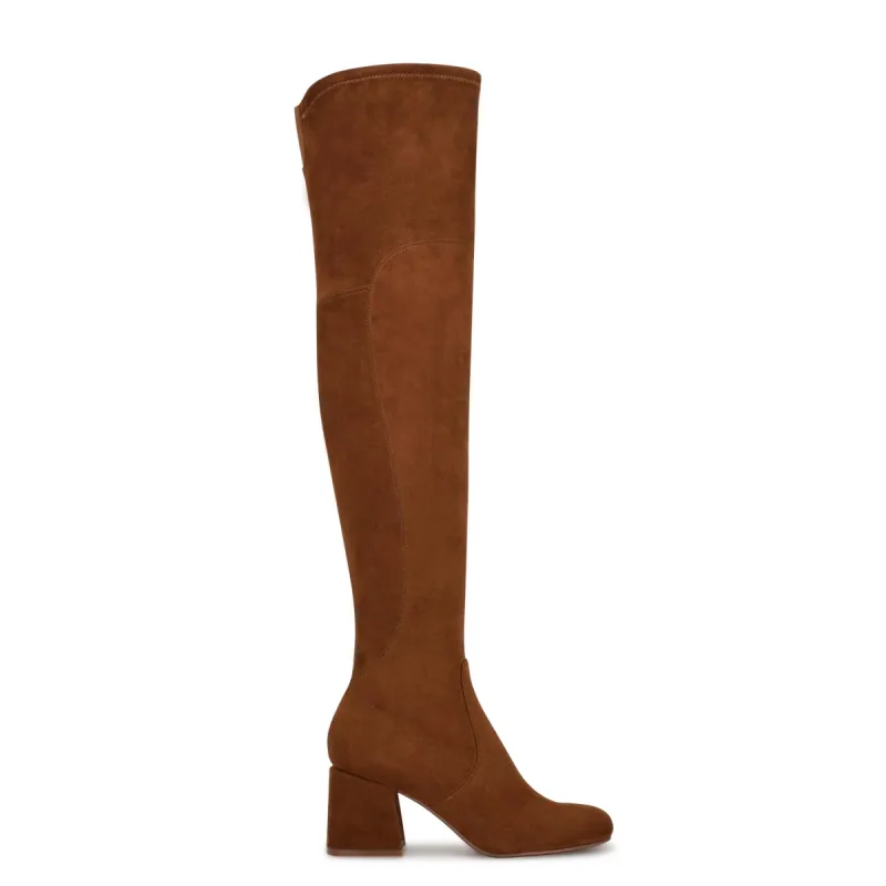 Blocky Over The Knee Heeled Boots sold by Nine West