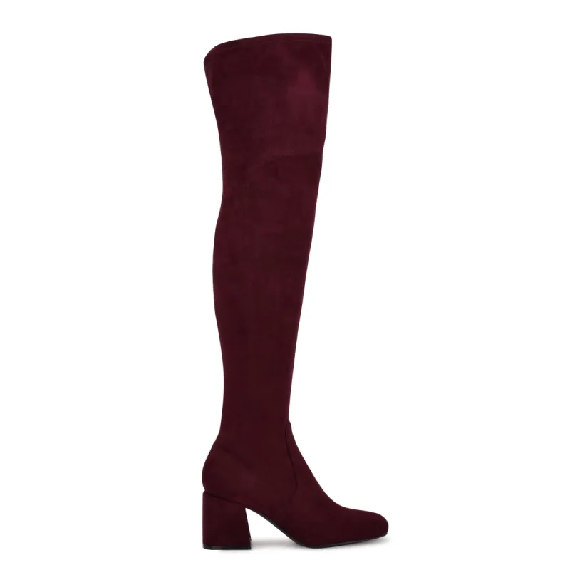 Blocky Over The Knee Heeled Boots sold by Nine West