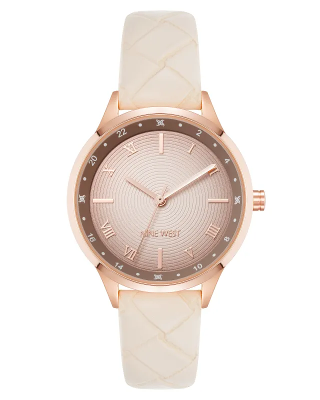 Woven Pattern Strap Watch sold by Nine West