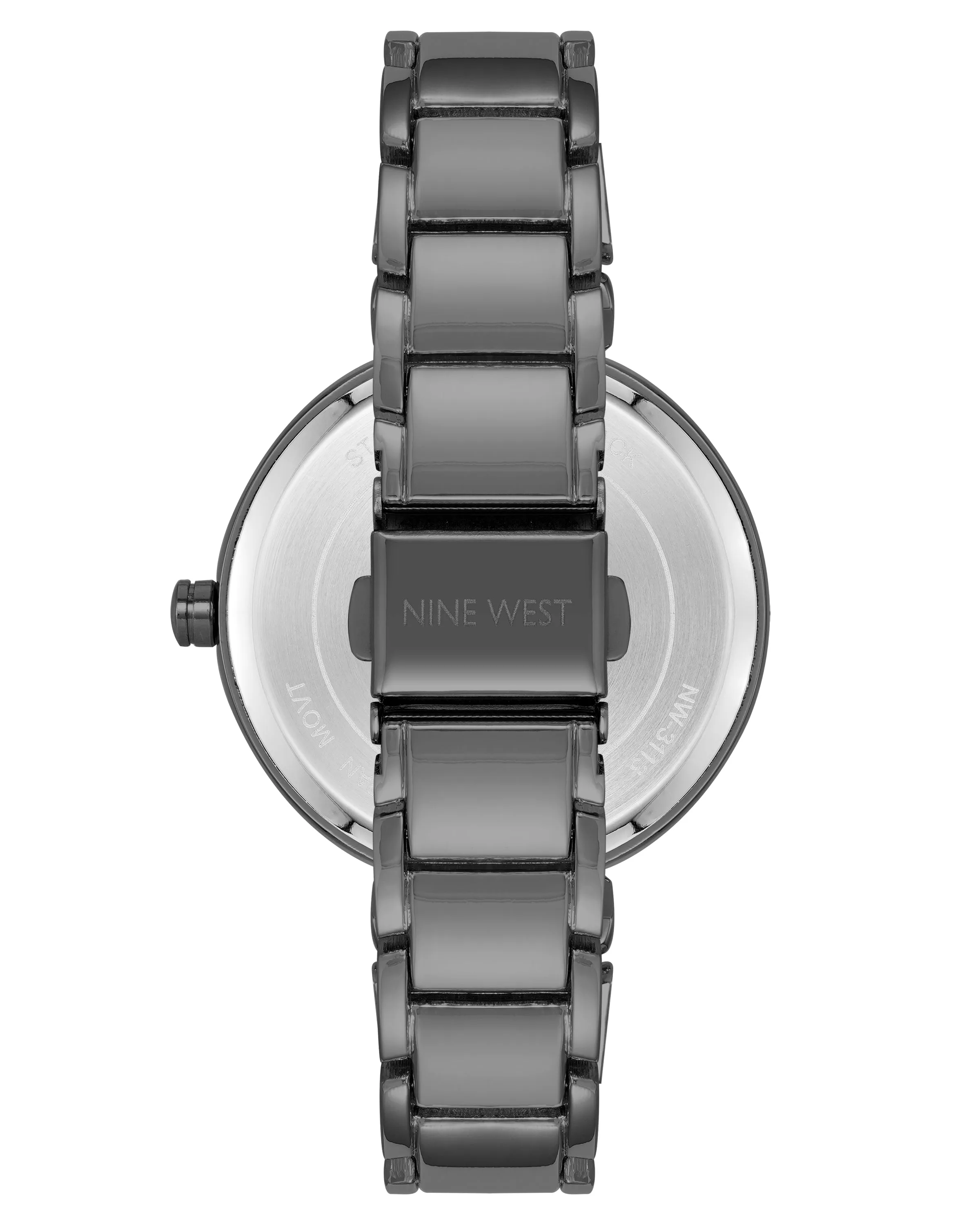 Textured Floral Dial Bracelet Watch sold by Nine West product image thumbnail 2