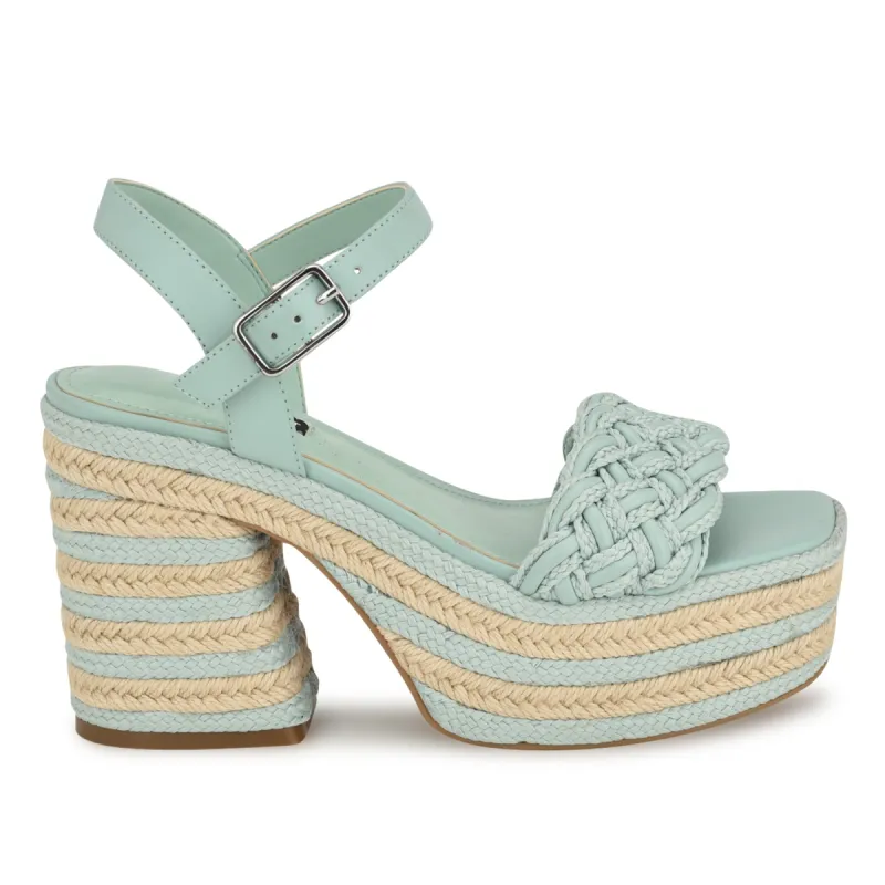 Cinka Woven Platform Sandals sold by Nine West