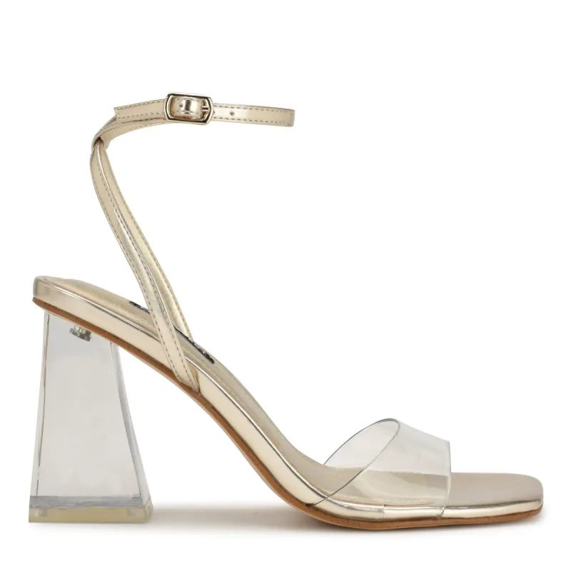 Glorea Ankle Strap Heeled Sandals sold by Nine West