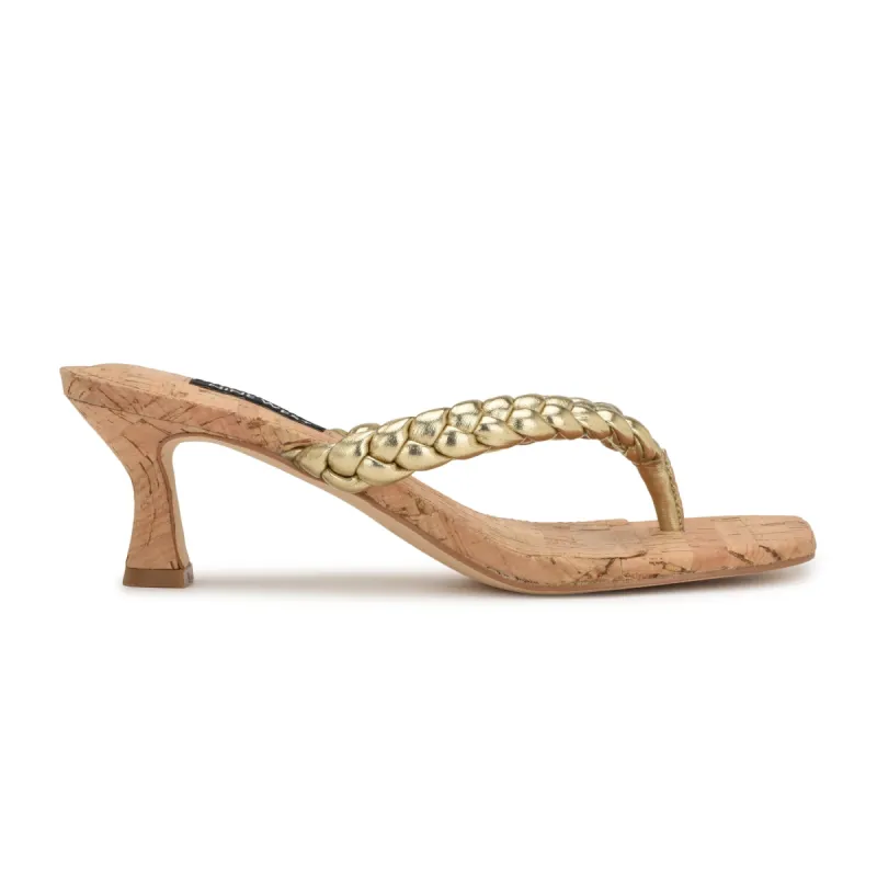 Angel Heeled Slide Sandals sold by Nine West