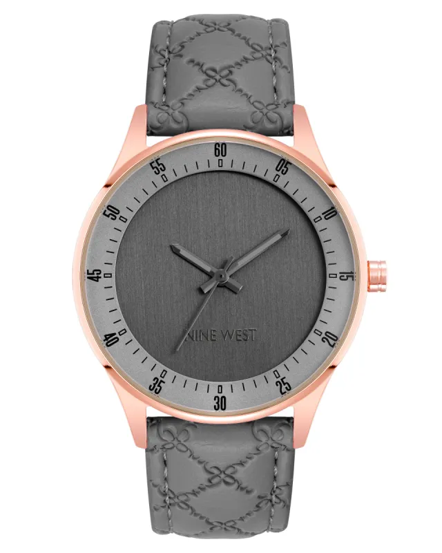 Embossed Pattern Strap Watch sold by Nine West