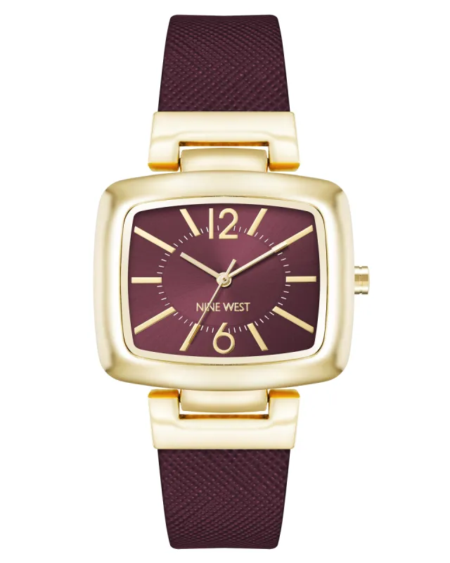 Heritage Rectangular Case Watch sold by Nine West