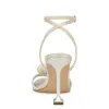 Neve Rosette Ankle Strap Sandals sold by Nine West