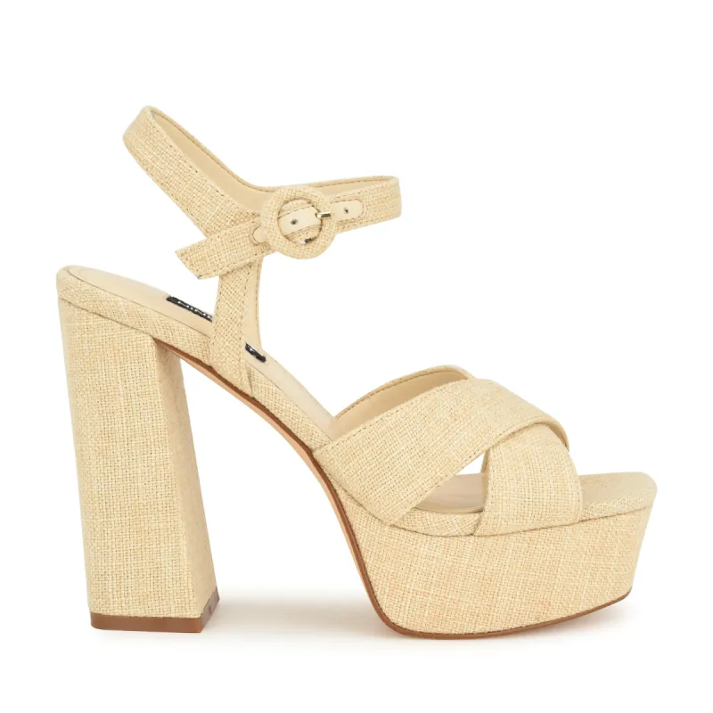 Vallen Strappy Platform Sandals sold by Nine West