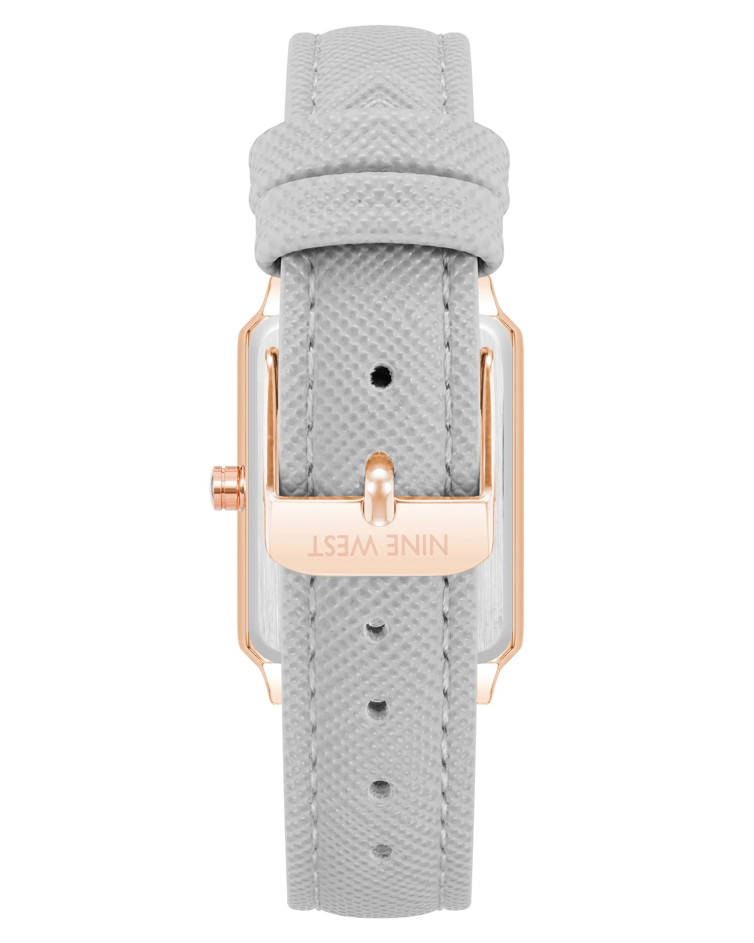 Rectangular Case Saffiano Strap Watch sold by Nine West product image thumbnail 3
