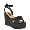 Eaden Woven Wedge Sandals sold by Nine West