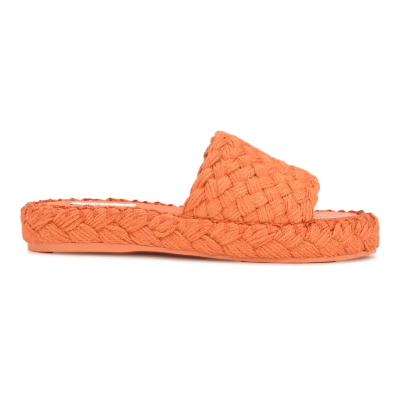 Stef Woven Slide Sandals sold by Nine West