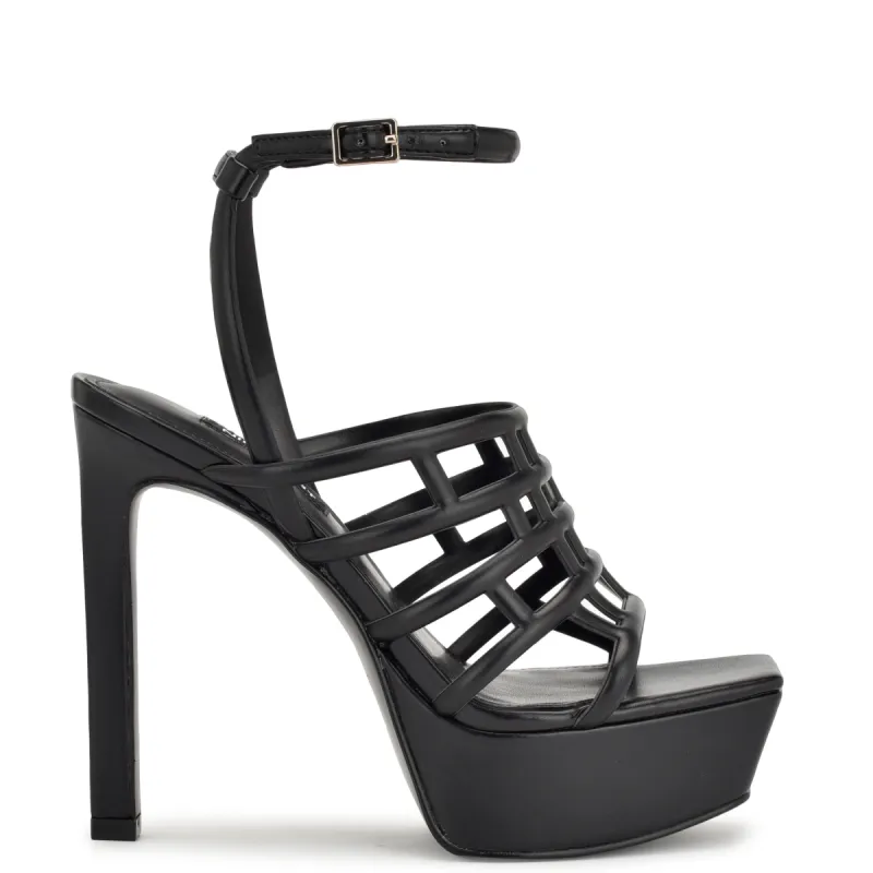 Kelinda Ankle Strap Platform Sandals sold by Nine West