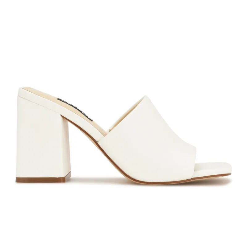 Teice Heeled Slide Sandals sold by Nine West