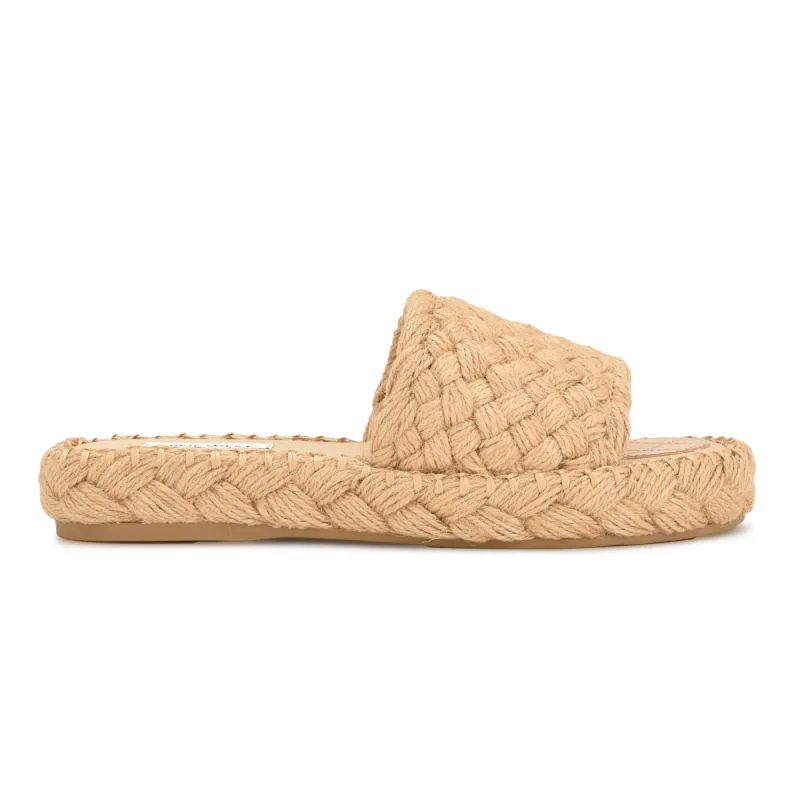 Stef Woven Slide Sandals sold by Nine West