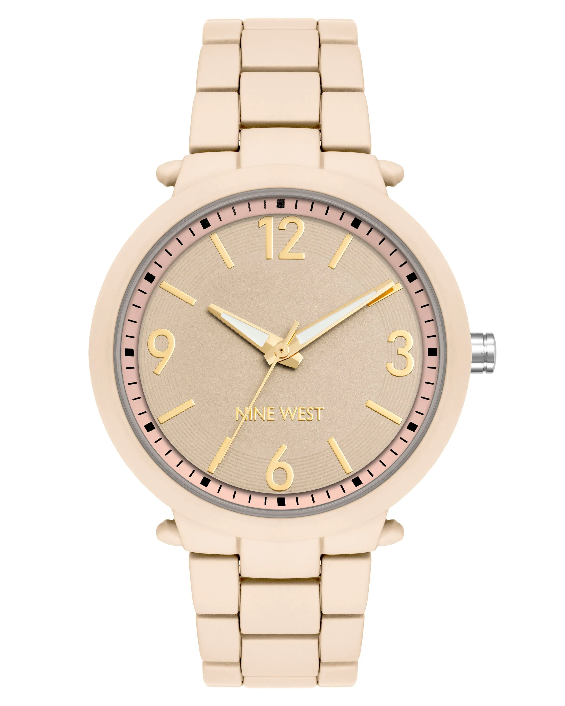 Rubberized Link Bracelet Watch sold by Nine West