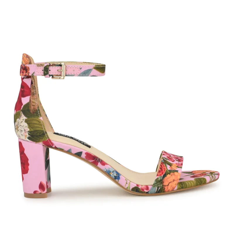 Pruce Ankle Strap Block Heel Sandals sold by Nine West