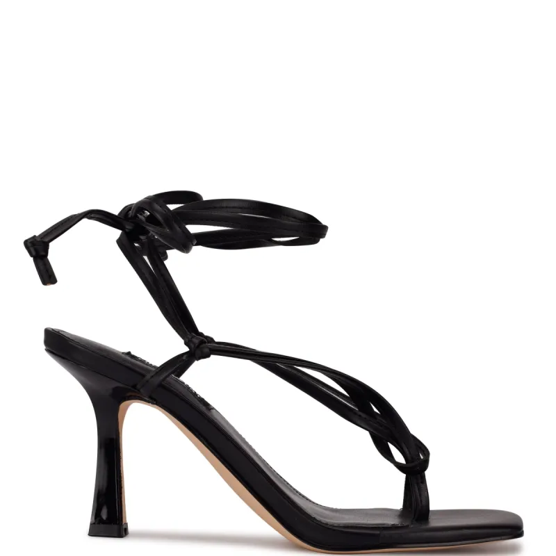 Yippie Ankle Wrap Heeled Sandal sold by Nine West