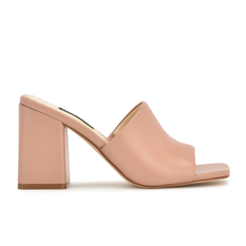 Teice Heeled Slide Sandals sold by Nine West