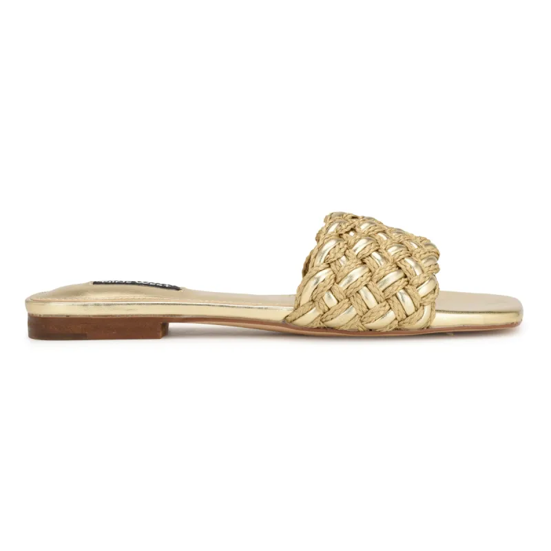 Maci Flat Slide Sandals sold by Nine West