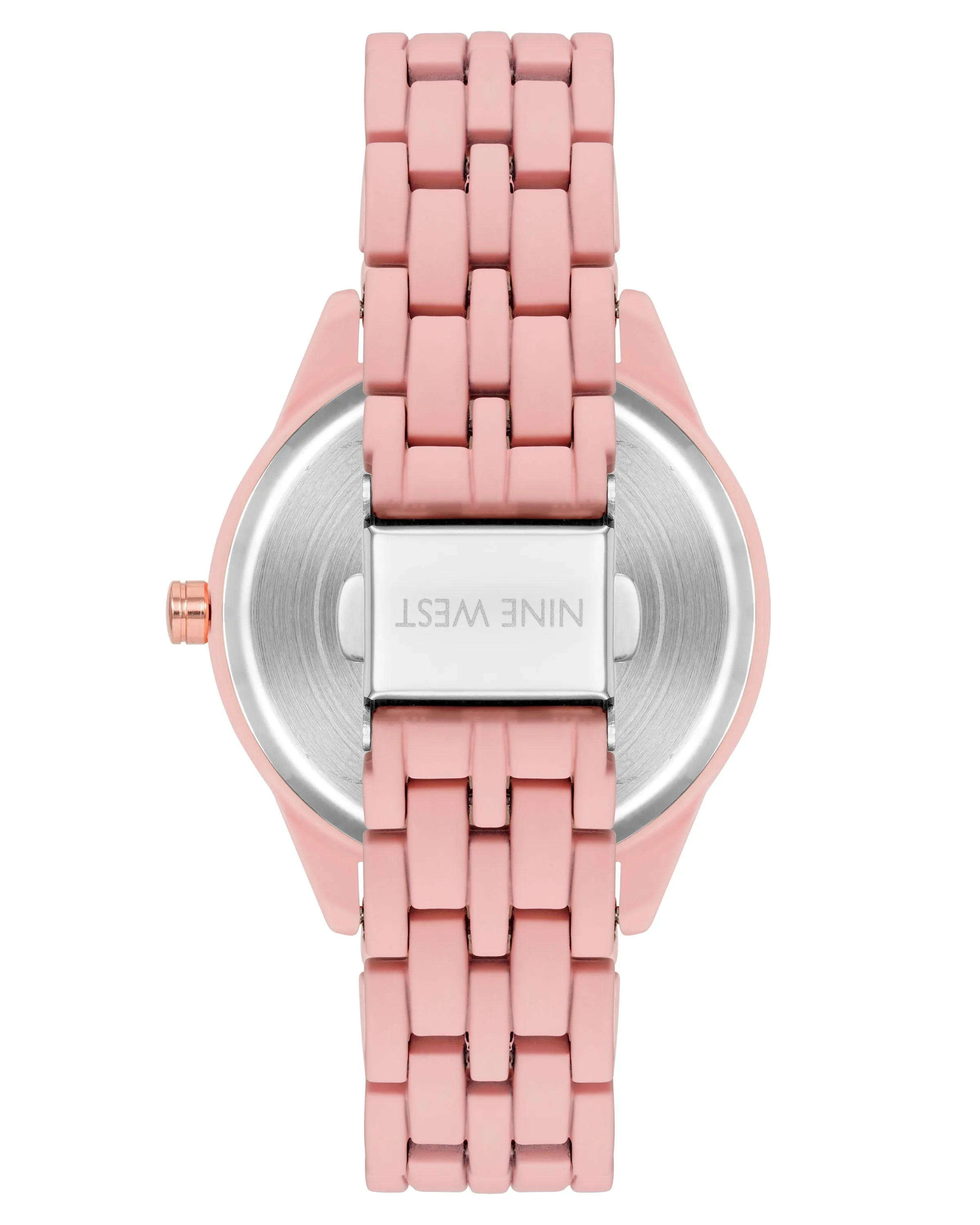 Crystal Accented Rubberized Bracelet Watch sold by Nine West product image thumbnail 2