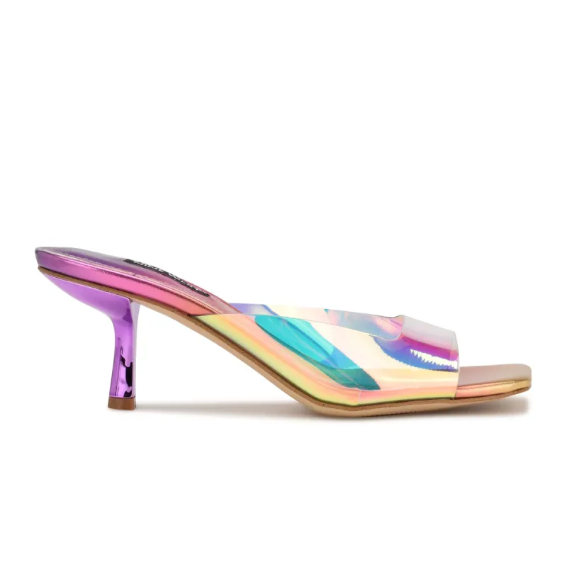 Raylen Heeled Slide Sandals sold by Nine West