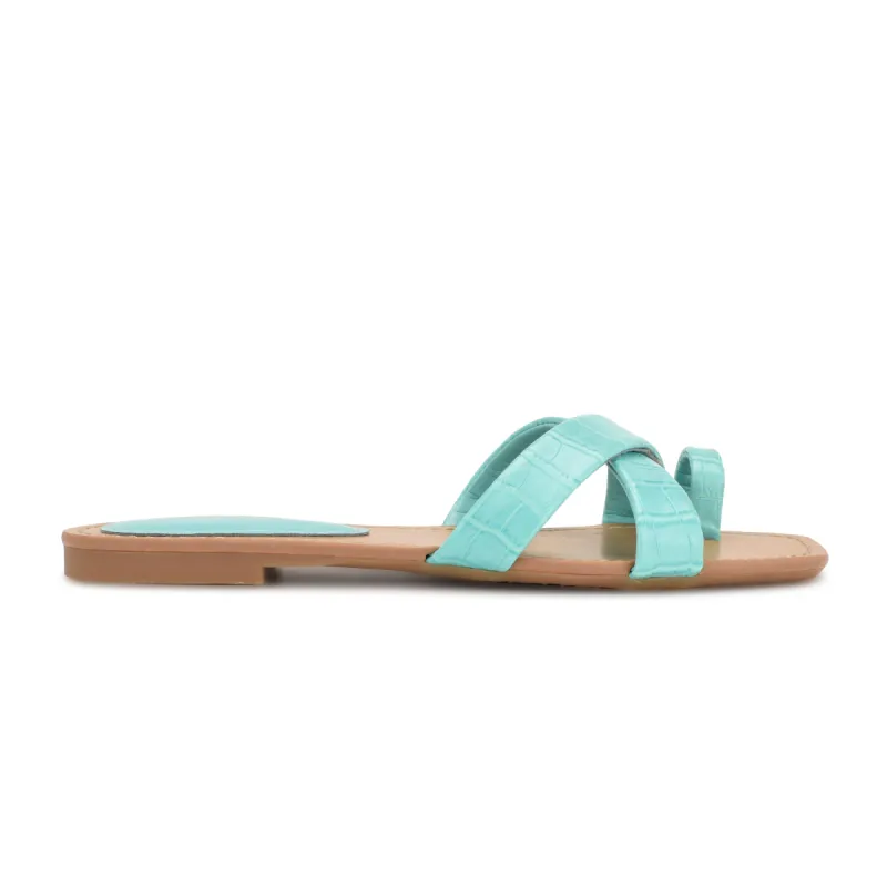 Dotty Flat Slide Sandals sold by Nine West
