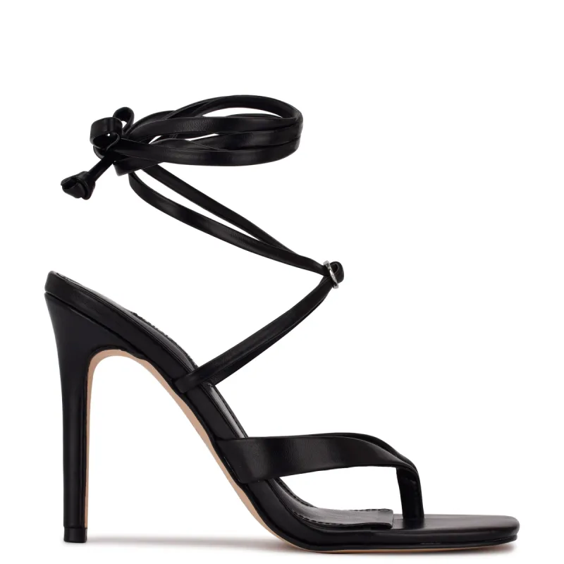 Terrie Ankle Wrap Heeled Sandals sold by Nine West