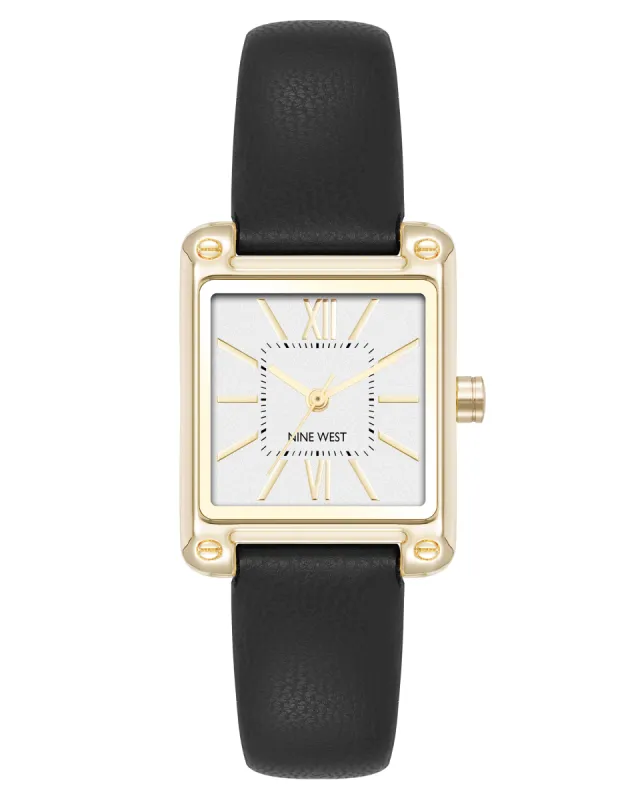 Mini Rectangular Case Strap Watch sold by Nine West