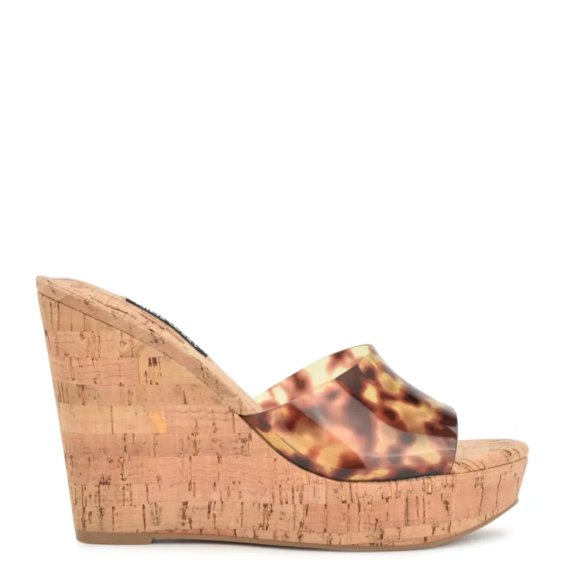 Herden Wedge Slide Sandals sold by Nine West