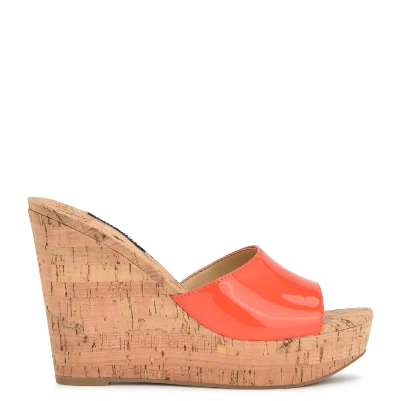 Herden Wedge Slide Sandals sold by Nine West