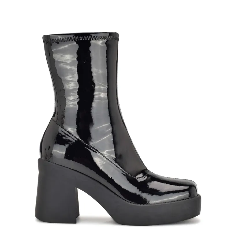 Gerri Heeled Platform Booties sold by Nine West