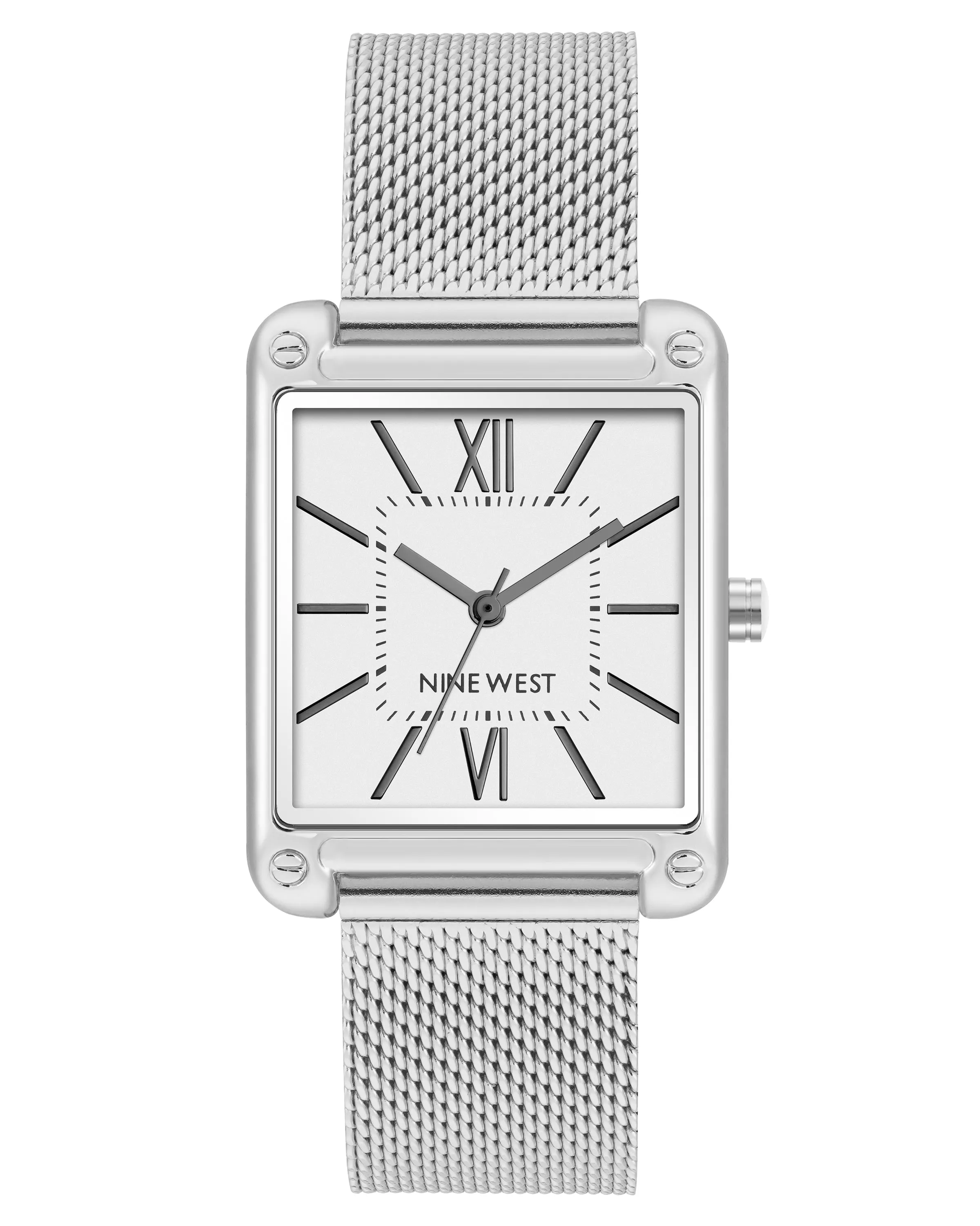 Rectangular Case Mesh Bracelet Watch sold by Nine West
